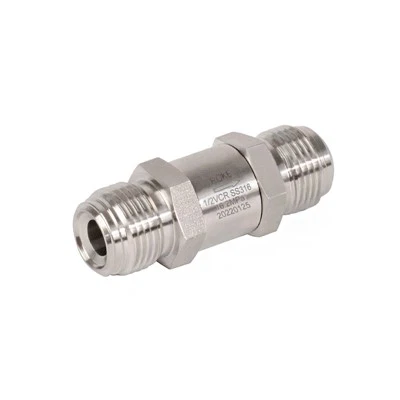 Stainless Steel Metal Gasket Face Issiġillar VCR Check Valve