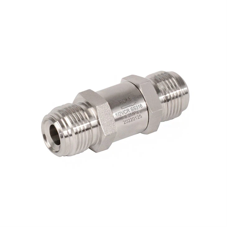 Stainless Steel Metal Gasket Face Issiġillar VCR Check Valve